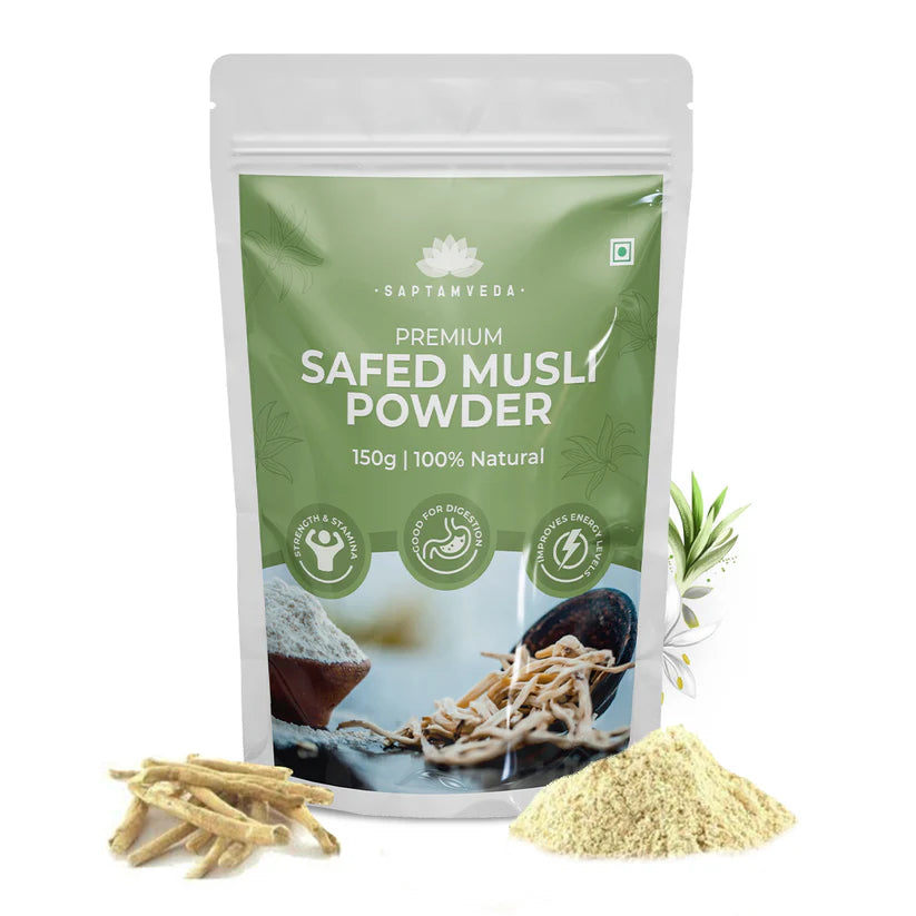 Premium Safed Musli Powder | Natural & Pure (150gms)