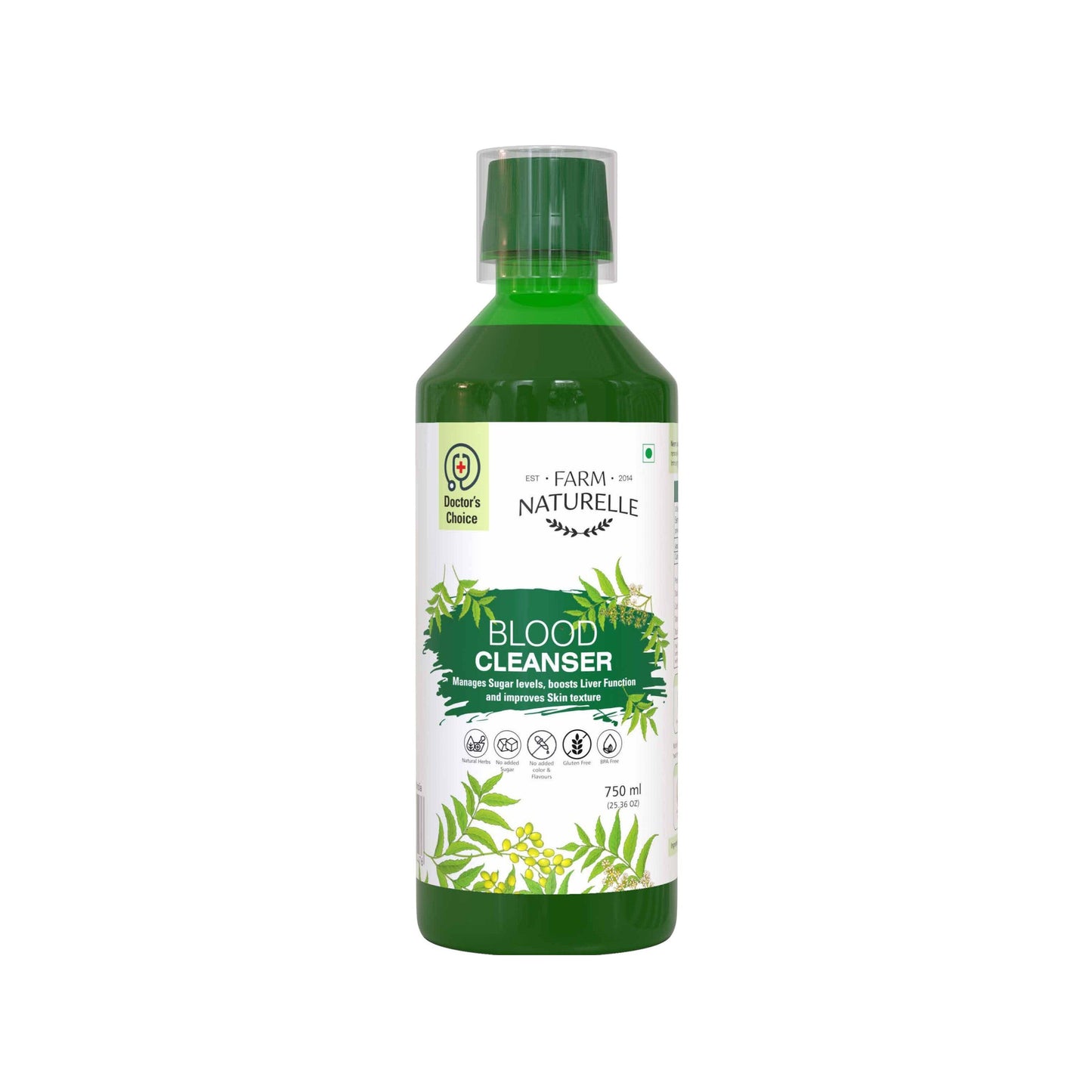 Neem Juice – Blood Cleanser 100% Pure and Herbal (750 ML).