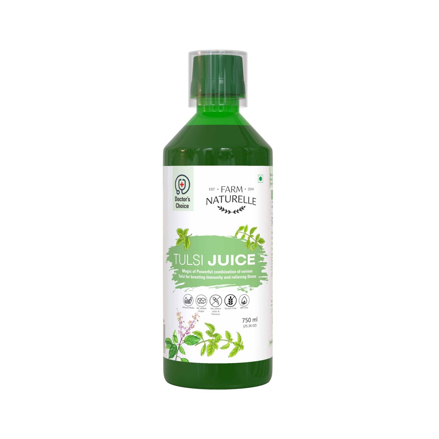 Tulsi Juice – Herbal Basil Extract for Wellness (750 ML).