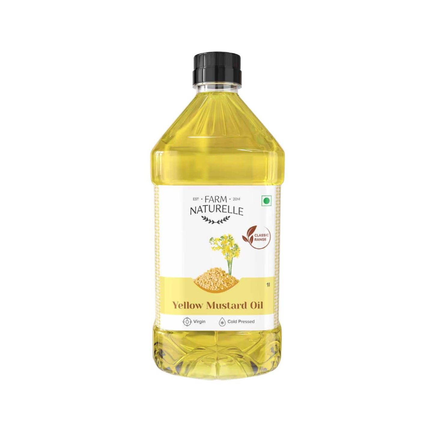 100 % Pure Cold Pressed Yellow Mustard Oil | Best Mustard Oil For Cooking