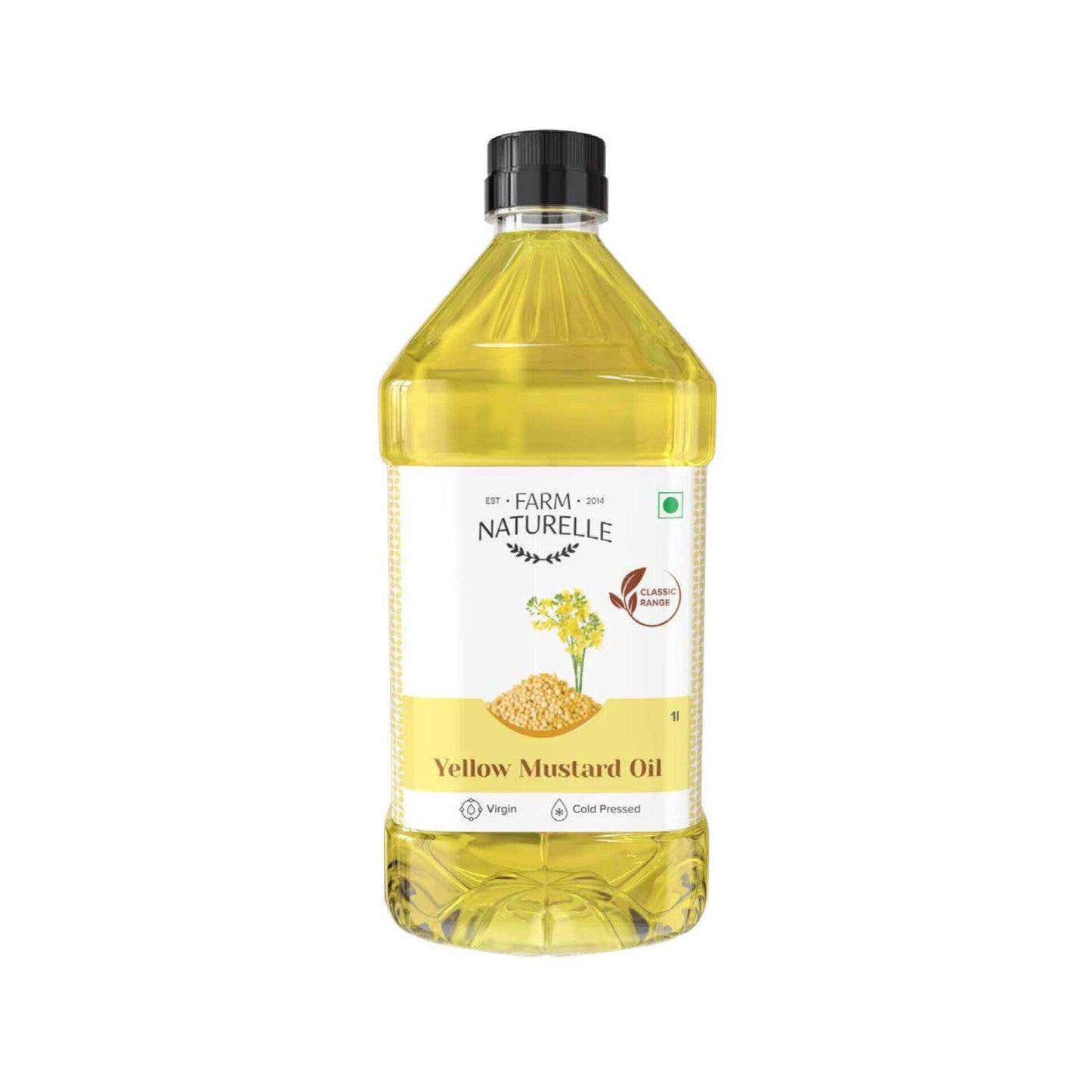100 % Pure Cold Pressed Yellow Mustard Oil | Best Mustard Oil For Cooking.