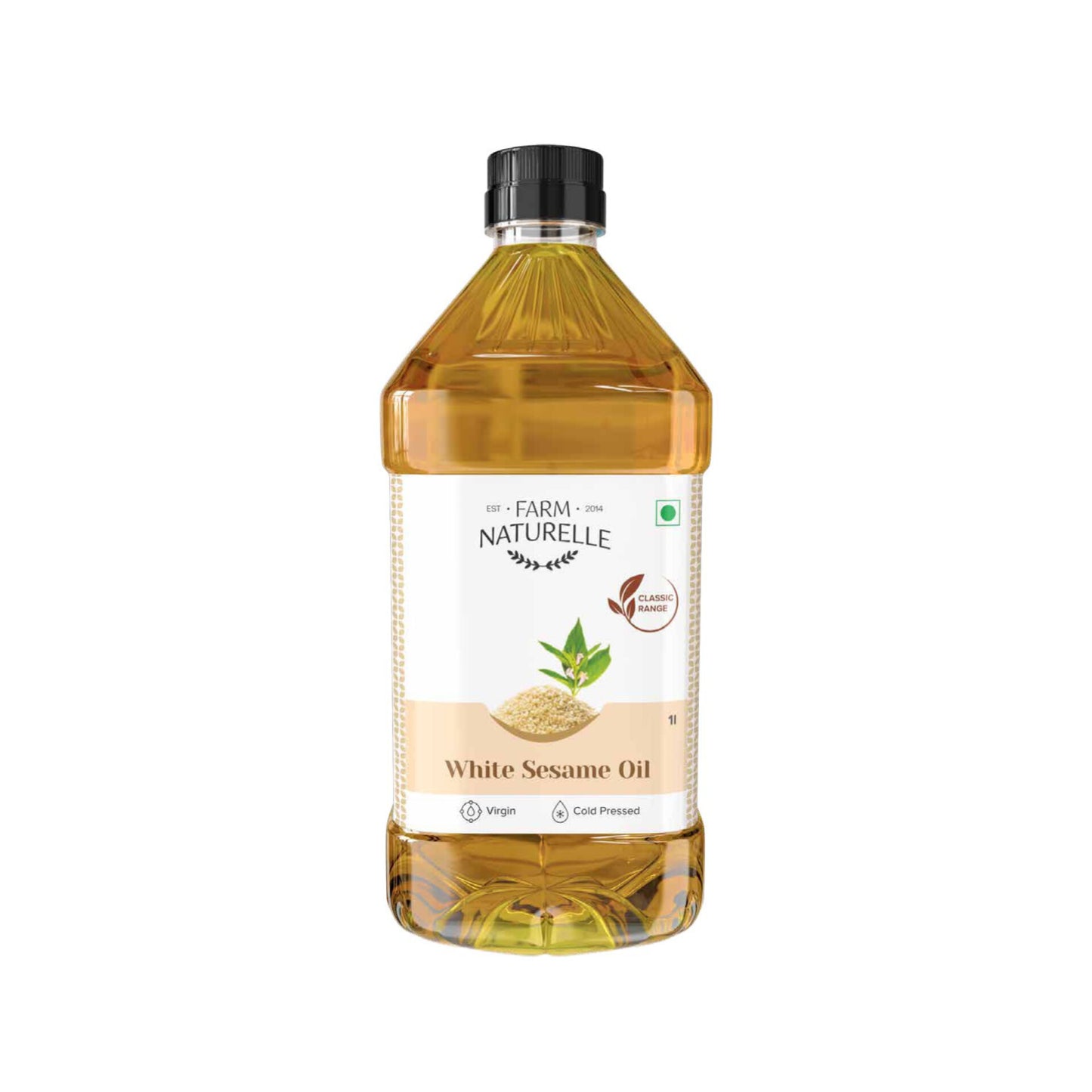 100% Natural Cold Pressed & Wood Pressed White Sesame Oil Til/Gingelly Cooking Oil