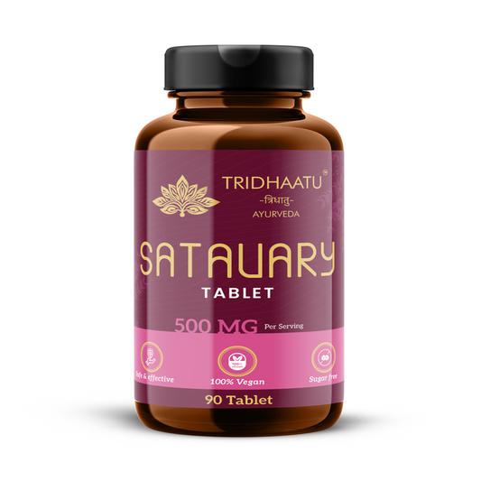 Natural Organic Pure Satavari / Shatavari Tablets to Improve & Promote Natural Lactation Supplement for Breastfeeding | Supports Healthy Hormonal Balance in Women, | Made with 100% Pure Satavari Extract (90 Tablets) | 500mg Each | For Men & Women