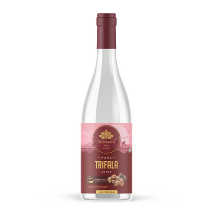 Pure Triphala / Trifala Juice - 1L Natural Digestion & Detox | Pure Amla, Baheda & Haritaki Blend | Natural Relief from Constipation & Acidity | Supports Digestion, Weight Management & Eye Health