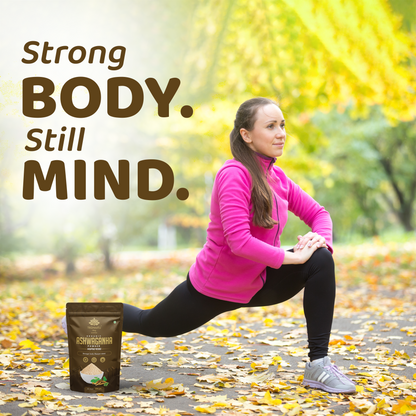Tridhaatu Ayurveda Organic Ashwagandha Root Powder | 100g - Ashwagandha Podi/Amukkara Kizhangu / Asvagandha / Adaptogen Churna Powder