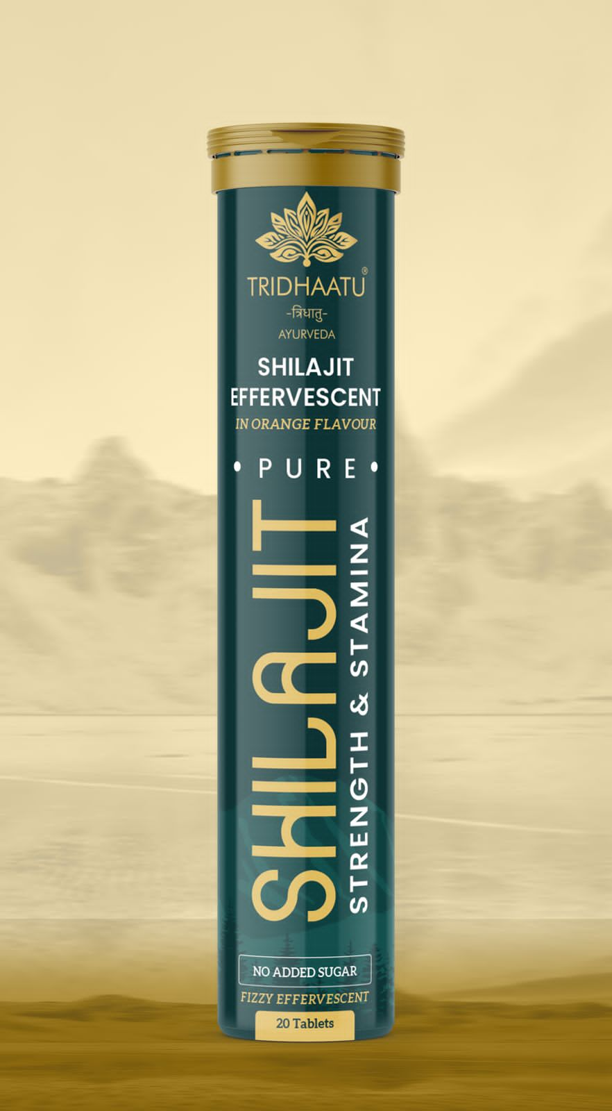 Pure Shilajit Effervescent Tablets | 20 Tablet Pack