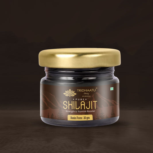 Pure Shilajit Resin with Gold (20 Grams)