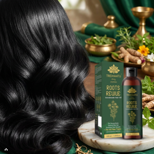 Roots Revive Hair Oil for Hair Growth & Hair Fall Control (100ml) | With Amla, Bhringraj, Brahmi & Coconut Oil | 100% Natural, Mineral Oil & Paraben Free | For Stronger, Healthier Hair for Men & Women