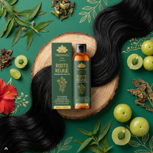 Roots Revive Hair Oil for Hair Growth & Hair Fall Control (100ml) | With Amla, Bhringraj, Brahmi & Coconut Oil | 100% Natural, Mineral Oil & Paraben Free | For Stronger, Healthier Hair for Men & Women