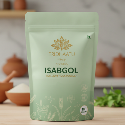 Sat Isabgol Psyllium Whole Husk Powder - 100gm | Effectively Relieves Constipation | Fibre Supplement For Digestion | With Dietary Fiber, Supports Heart Health & Digestive System, Gentle on Stomach, Boosts Gut Health, Gluten Free