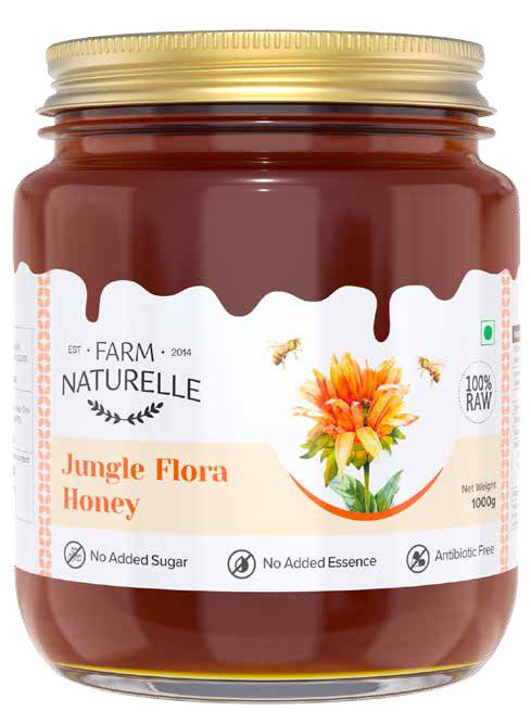 Jungle Flora Honey | 400g 100% Pure Honey, Raw Natural Unprocessed Honey.