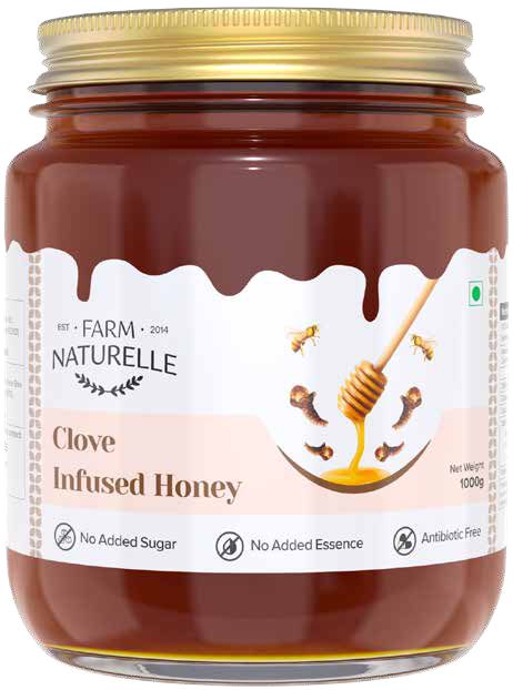 Clove Infused Honey | 400g 100% Pure Honey, Raw Natural Unprocessed Honey.