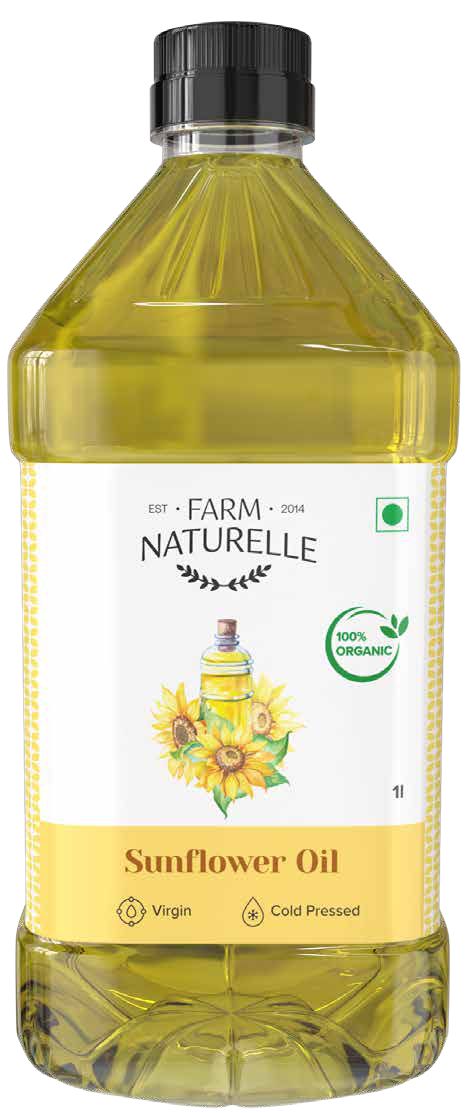 100% Natural Cold Pressed & Wood Pressed Sunflower Oil | Finest Certified Organic Sunflower Oil