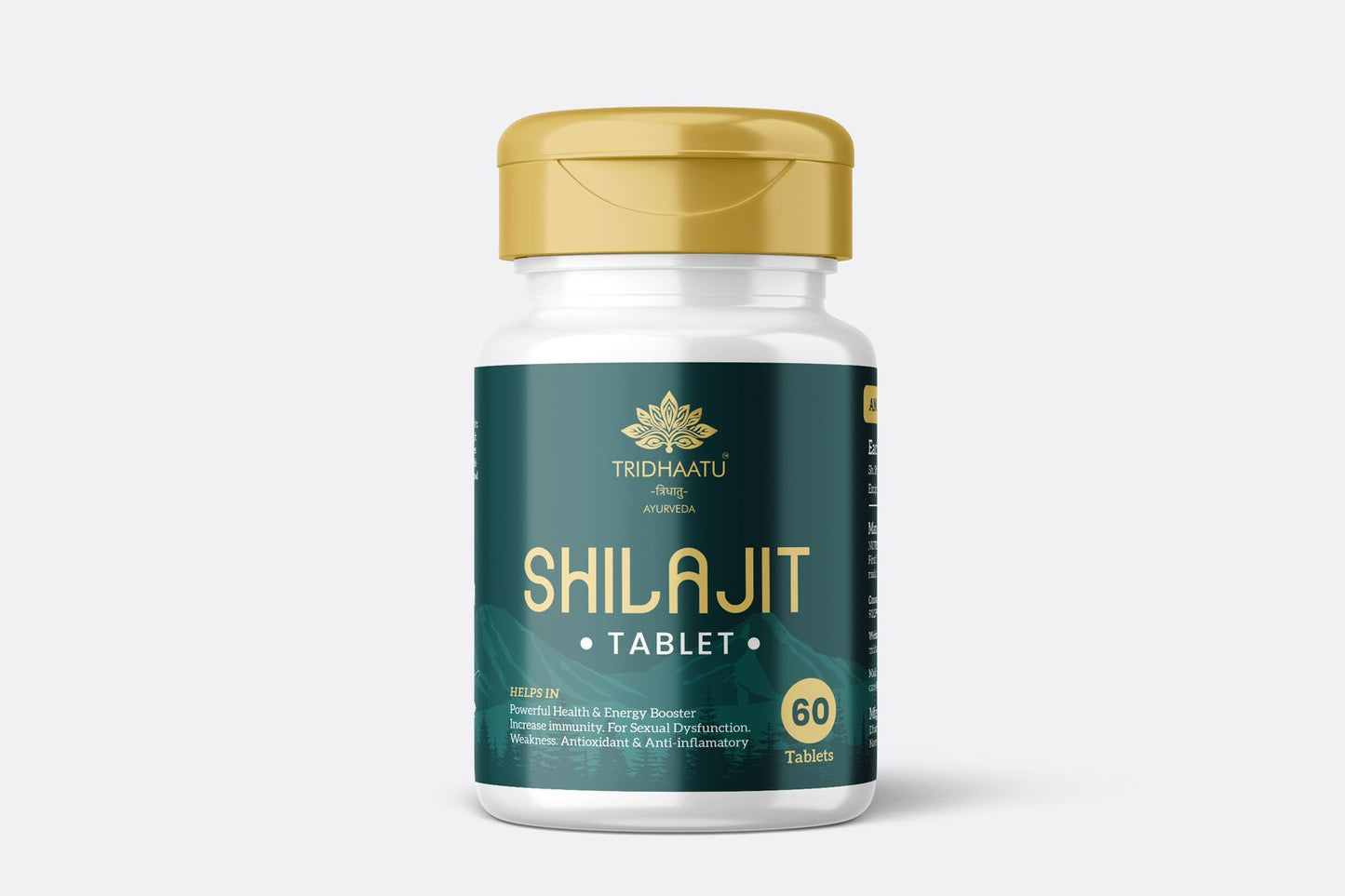 Pure Natural Shilajit (60 Veg Capsules )