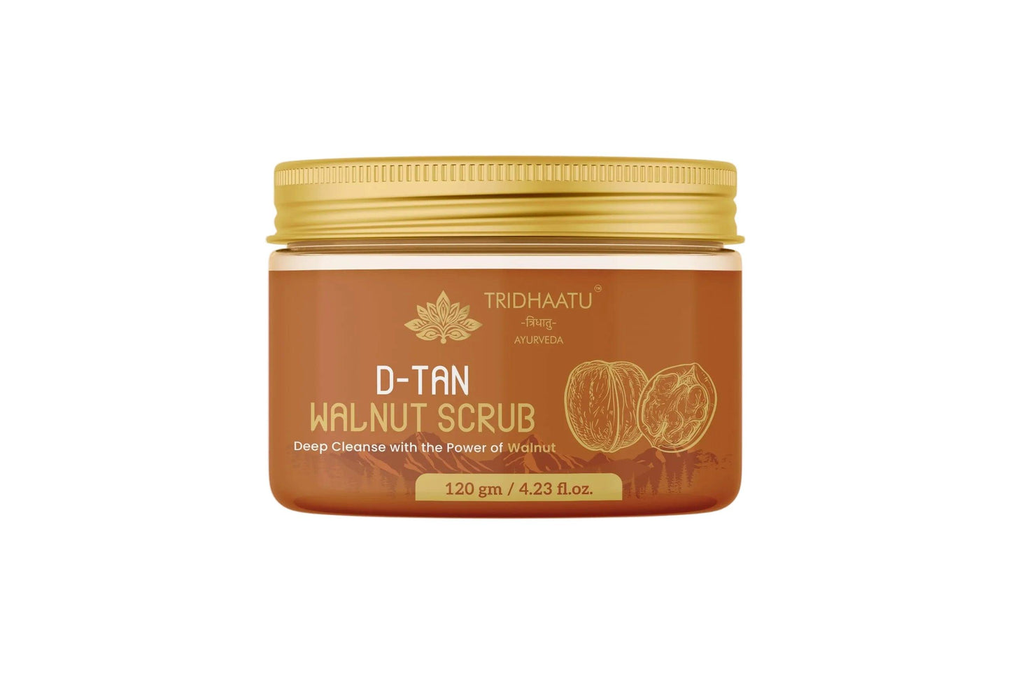 Tan & Dead Skin Removal Face Scrub ( 120 Gram )| Walnut Scrub for Face and Body |Exfoliating & Brightening Scrub| Blackhead Remover, Whitehead Remover, De Tan Pack I Face Scrub For Women & Men De-Tan Scrub,  Revitalizing Tan Removal