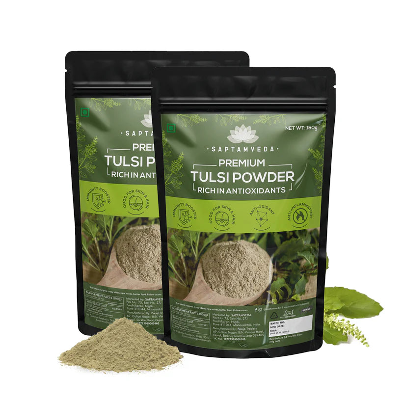 Premium Organic Tulsi Powder (Holy Basil Herb) | Natural & Pure (250gms)